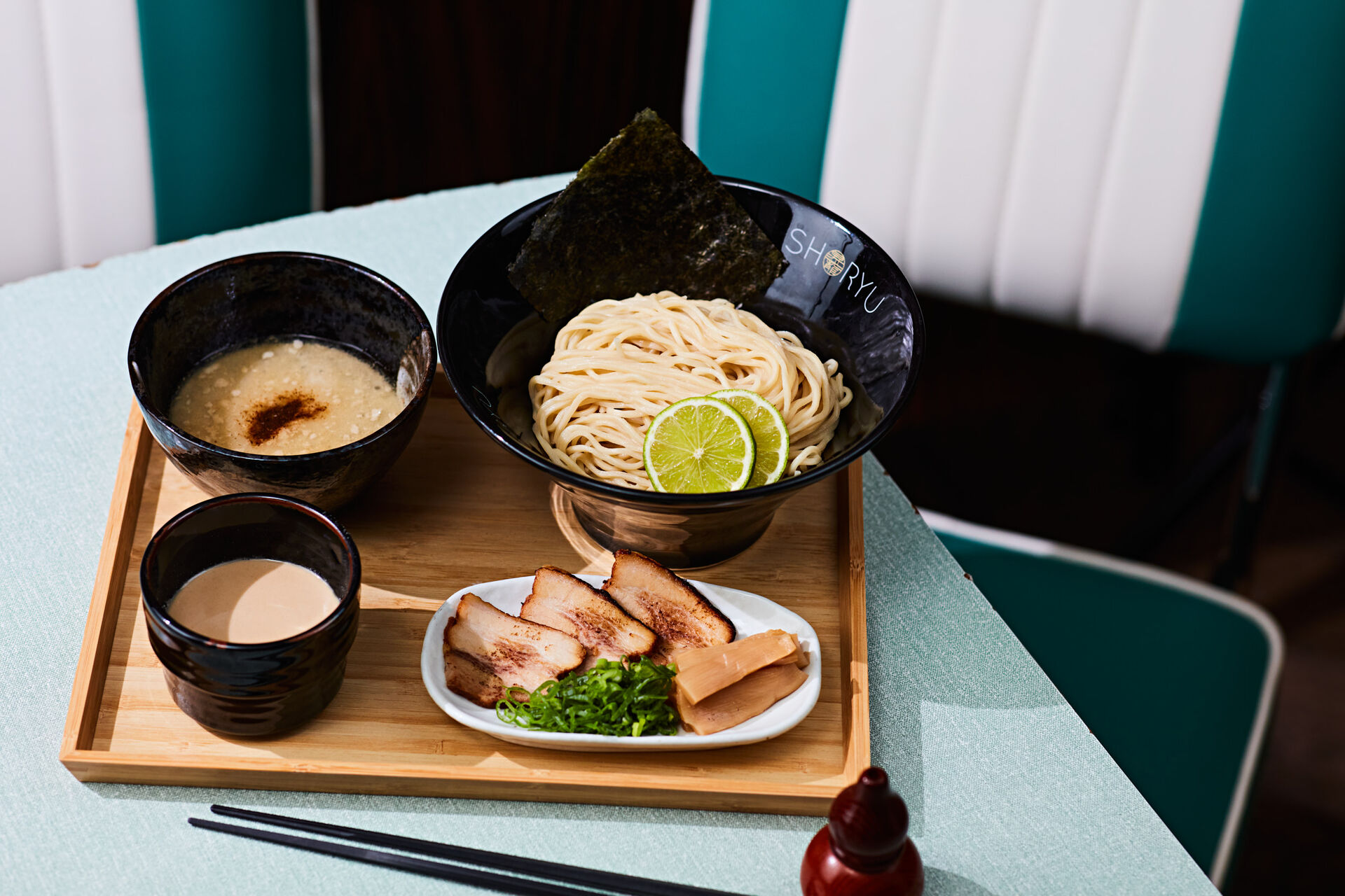 It's time to try our NEW Nibo-Goma Tsukemen