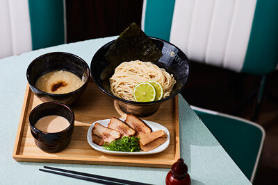 It's time to try our NEW Nibo-Goma Tsukemen